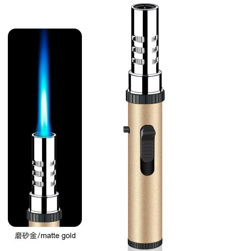 High Quality Metal Butane Torch lighters Lowes Kitchen Torch Lighters Gas BBQ Flamethrower lighters