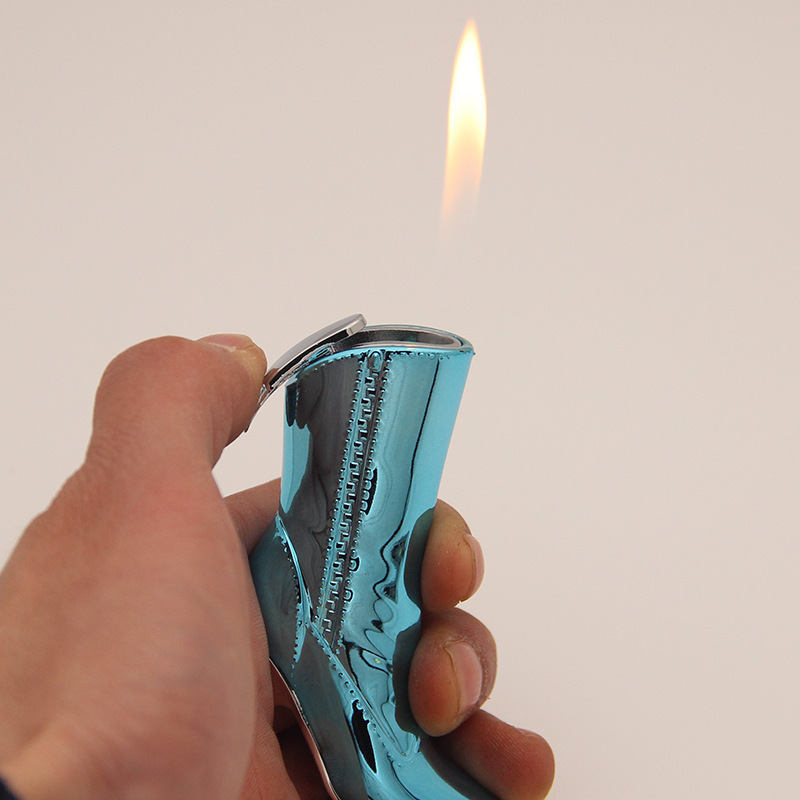 Creative boot lighters gas lighter windproof gas lighter manufacturer