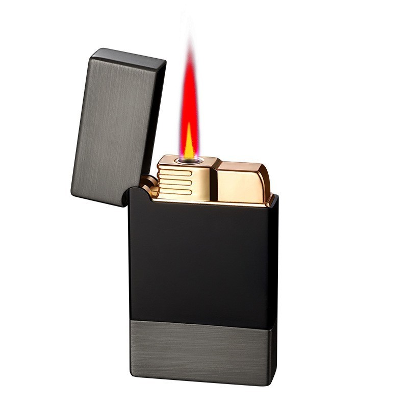 Smoke Shop Torch Jet Flame Butane Gas Cigarette Encendedor Lighter red green flame  lighter custom logo lighter