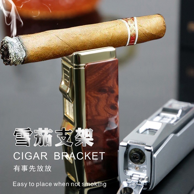 high quality rustic cigarette holder lighter bulk buying cool gas lighter aesthetic cigar lighter 4 jet