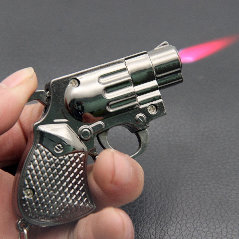 hot sale popular men's gentlemen gun shaped cigarette lighter gun lighter pistol