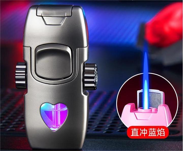 novelty lighter finger tip top gas lighter gyroscope lighter unique gifts for wen or women