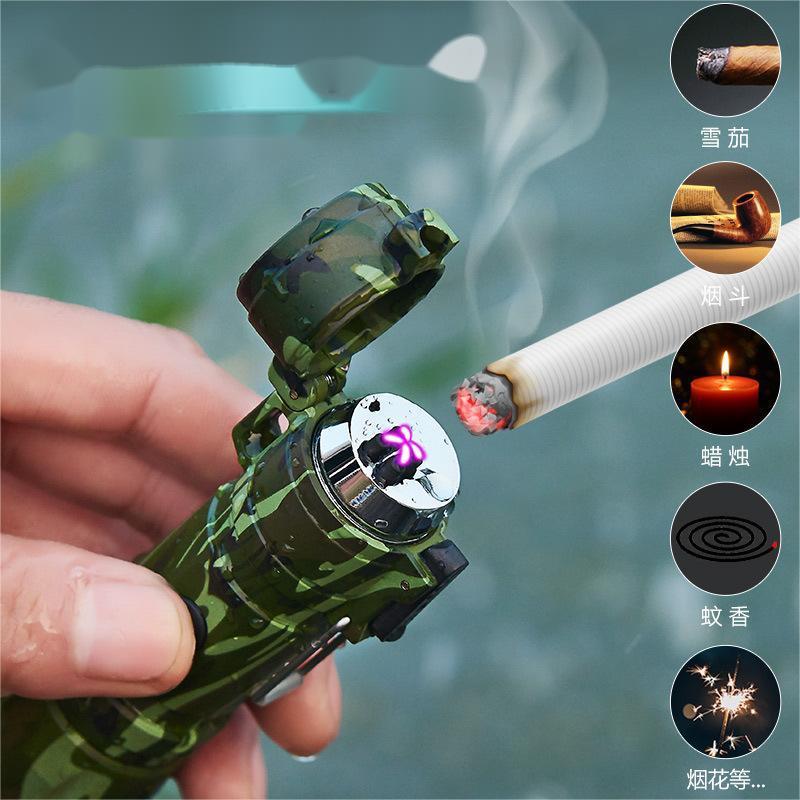 Hot sales modern style lighter torch mini led pen flashlight with clip custom torch lighter supply