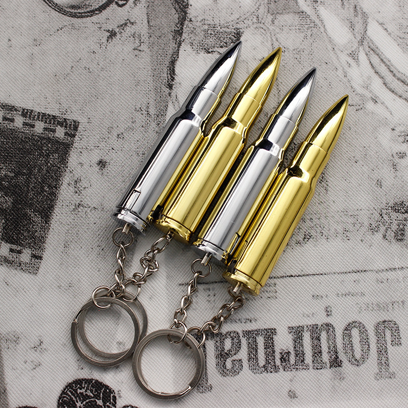 Godblaze hot wholesale unique design gas bullet shaped lighters lighter keychain bullet lighter