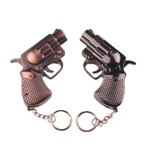 hot sale popular men's gentlemen gun shaped cigarette lighter gun lighter pistol