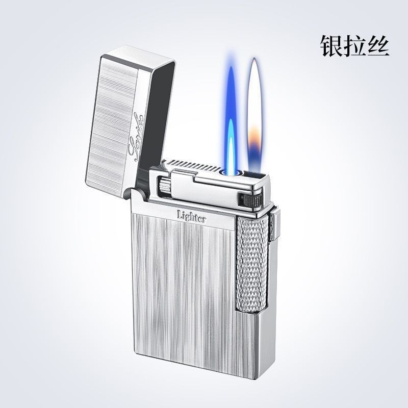 Windproof gold Jet Flame Smoking Lighters feuerzeug cigar torch Piezoelectric Ignition lighter GAS encendedor  Lighter