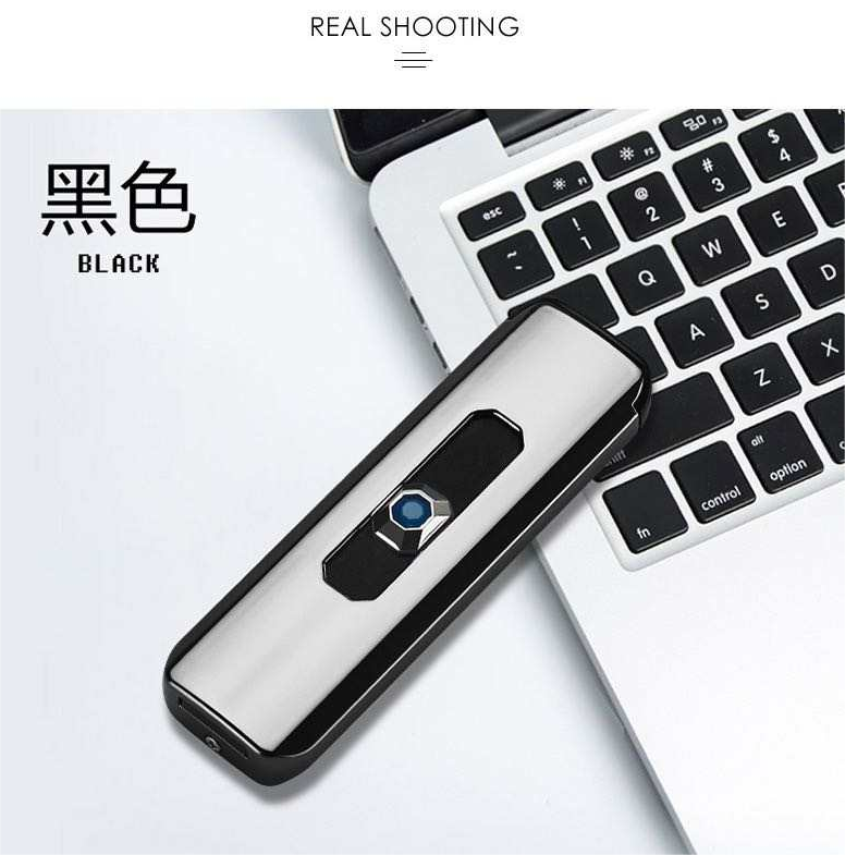 usb electronic lighter rechargeable portable windproof smoking accessories wholesale cheap lighter