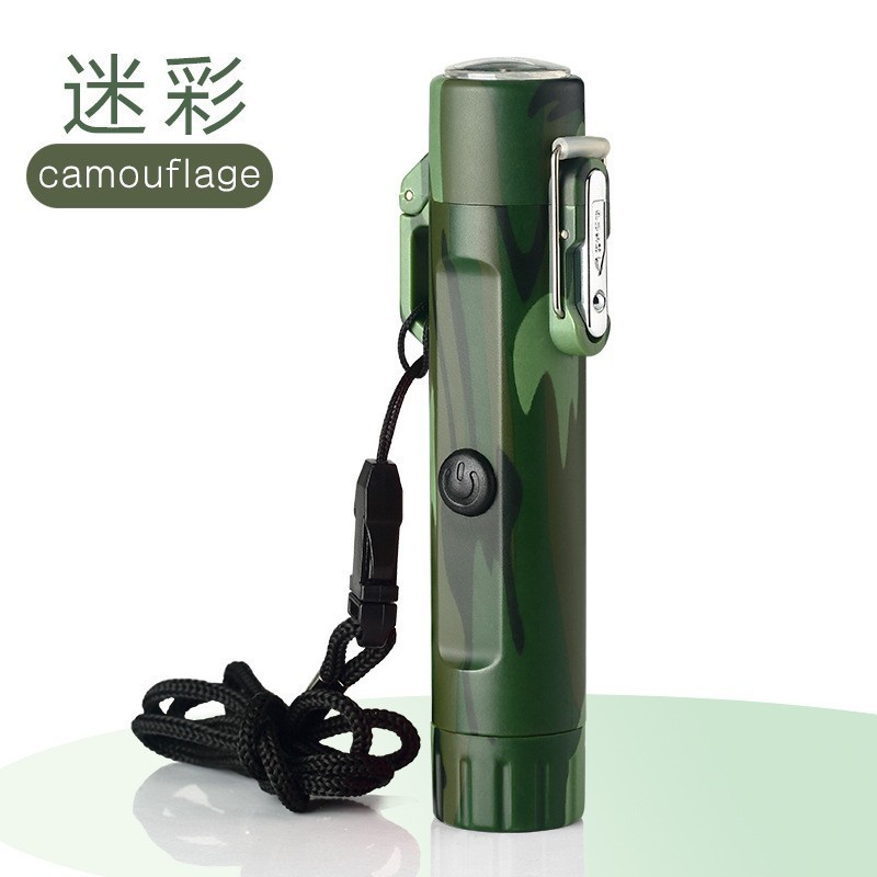 custom durable electronic compass lighter torch rechargeable lighter electric usb waterproof lighter torch waterproof