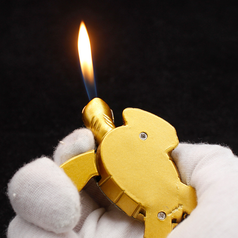 Factory direct supply creative lighter anime lighter turtle gas lighter