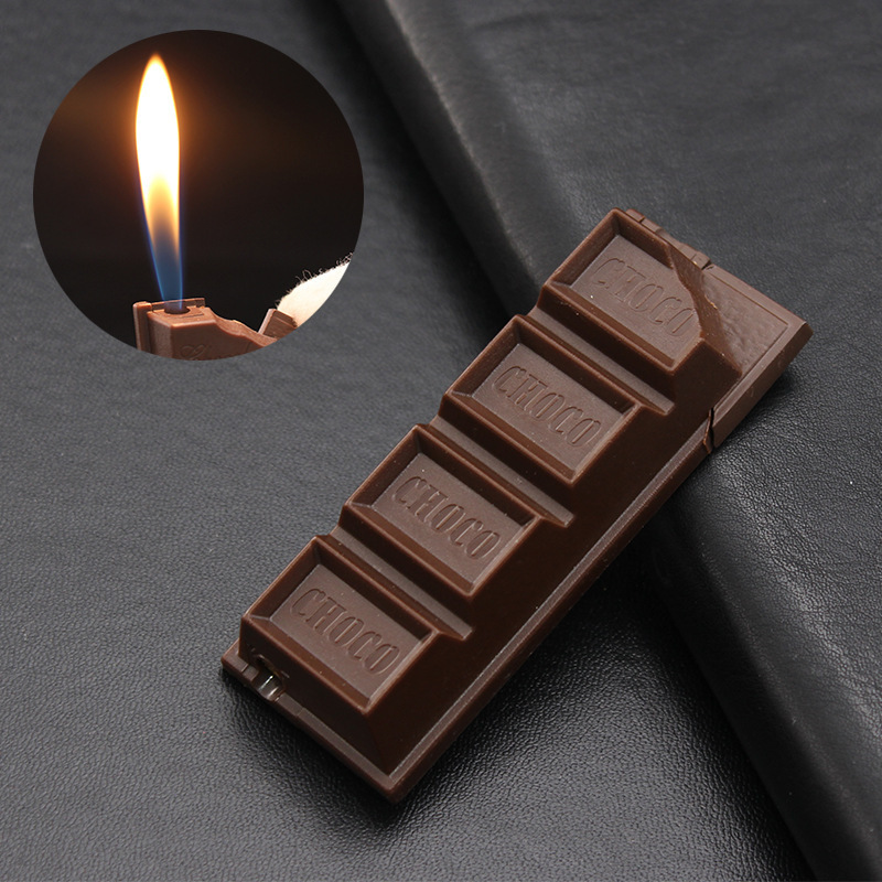 Godblaze chocolate-shape gas creative design godblaze funny lighter creative lighters unique lighter