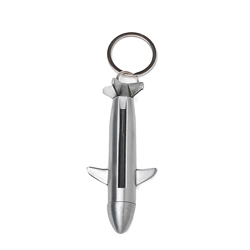 Airplane model shape key ring godblaze keychain with lighter lighters kerosene permanent match lighter