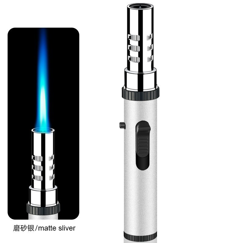 High Quality Metal Butane Torch lighters Lowes Kitchen Torch Lighters Gas BBQ Flamethrower lighters