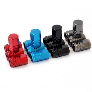 Colorful  Aluminum Tire Valve Caps High Quality Tire Valve Stem Caps For Cars and Trucks