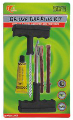 Tire Repair Kit Single Blister Card Packing Car Tire Repair Tool 6 Pieces Of Tools