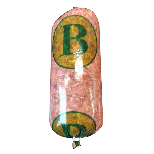 Sausage Casing Wholesale Different Colours Big Size Flexography Printing Plastic Artificial Sausage Casing