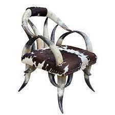 Authentic Ox Horn Chair Comfortable Ox Horn Chair Designable and Antic Strong Natural Polished Cow Ox Horn Chair