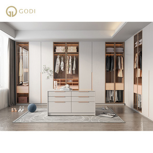 GODI wardrobe closet Particle board MDF Plywood Clothes Drawer Organizer Wardrobe Closet For Bedroom Living room