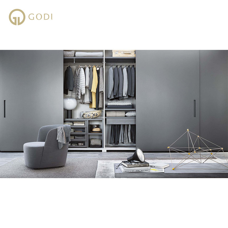 GODI Modern Armoire Wooden Designs Wardrobe Plywood Wardrobe Storage Cabinet