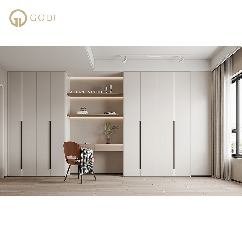 GODI Customized Bedroom Storage System Amoires Wardrobe Luxurious Women Dressing Room Walk In Closet