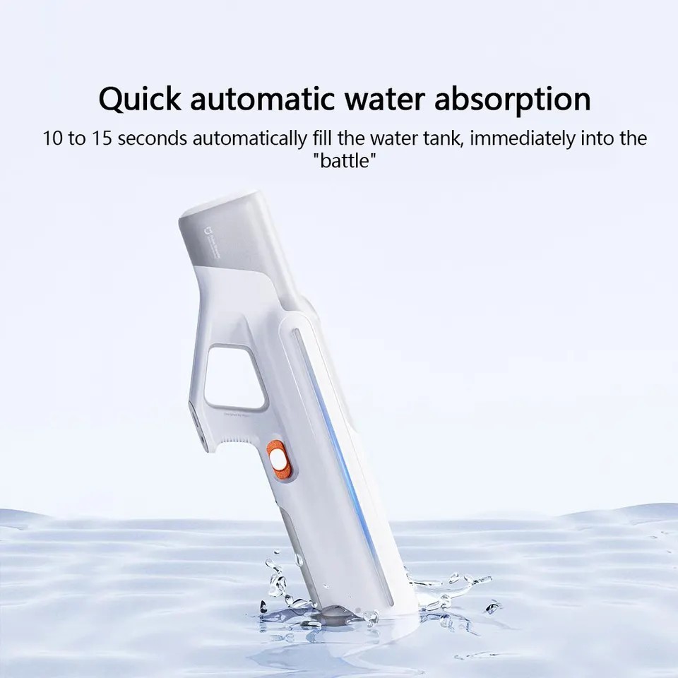 Xiaomi Mijia Cool effect, stable and durable Automatic water absorption, various firing Mijia Pulse water gun