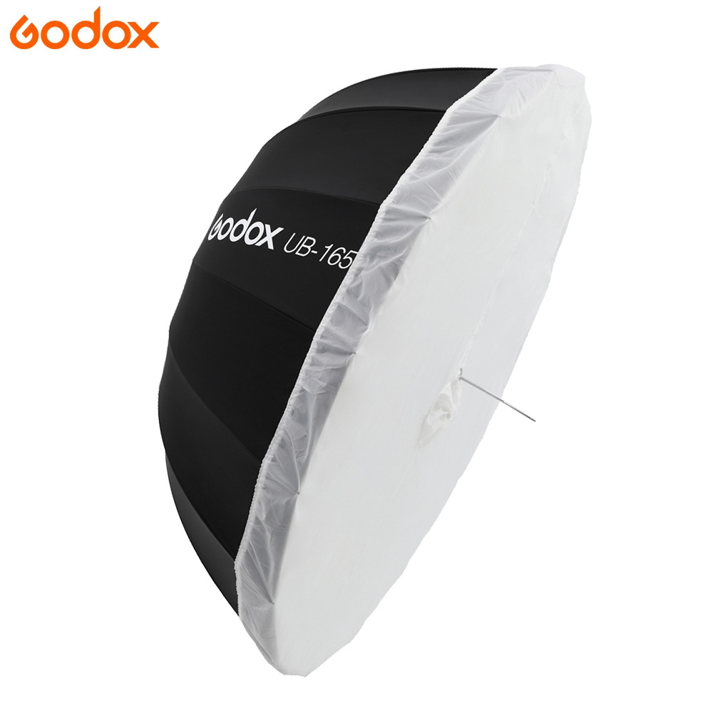 Godox UB-165W Umbrella Inner White Parabolic Deep Reflective Umbrella Studio Soft Light Umbrella for Photography Video Shooting