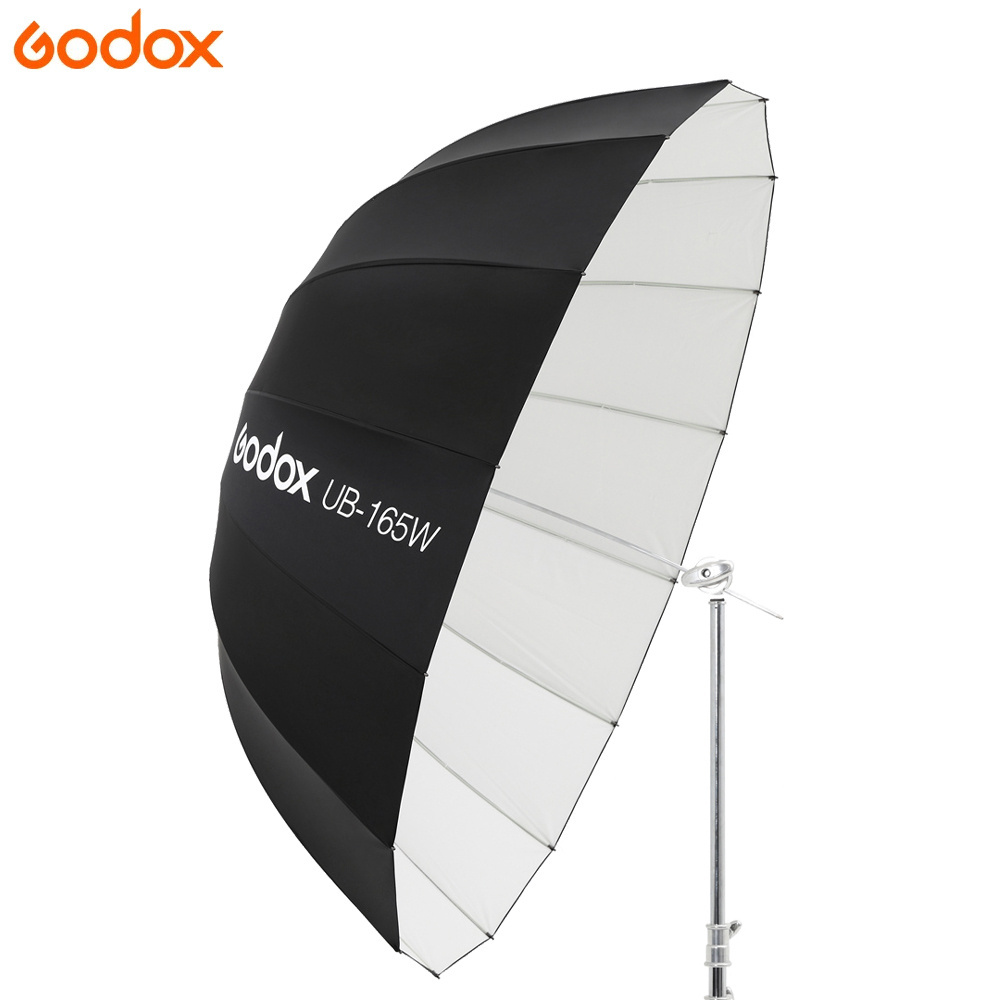 Godox UB-165W Umbrella Inner White Parabolic Deep Reflective Umbrella Studio Soft Light Umbrella for Photography Video Shooting