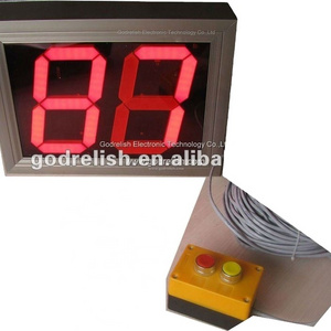 Godrelish red 2 digits 7 segment LED display counter