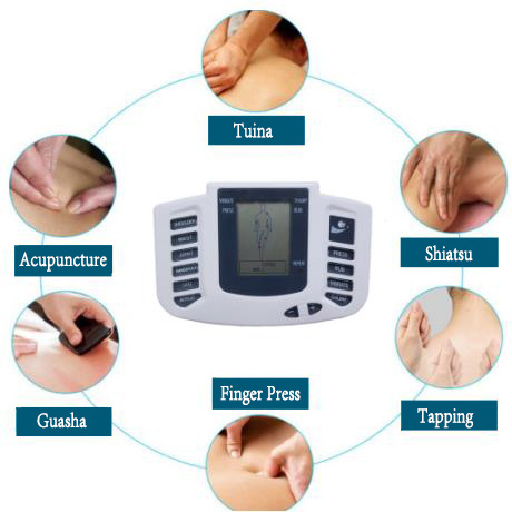 Tens Acupuncture Digital Therapy Massager Machine Effective Massage To Soothe Body