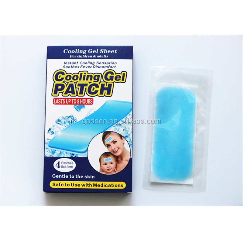 China Supply Fever Cooling Gel Patch For Baby Safe And Effective