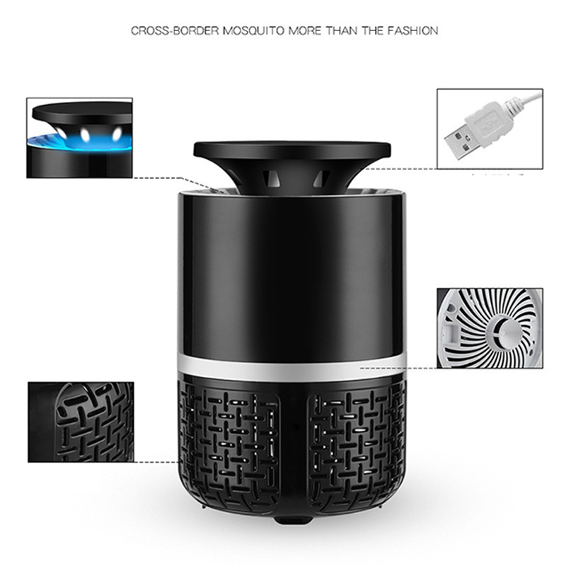 Insect Killer Mosquitoes Fly Trap Killer Bug Zapper Night Lamp Electric Mosquito Lamp