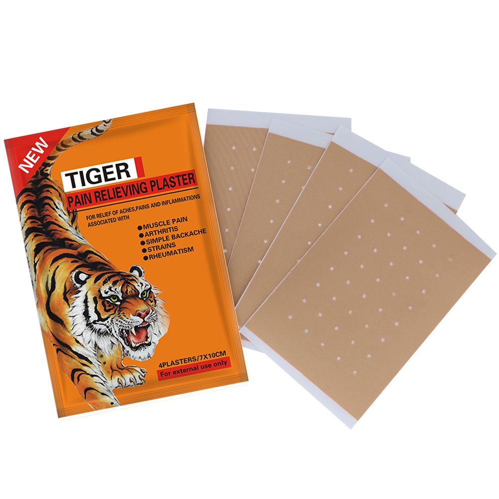 2022 Hot Selling Tiger Relieve Pain Patch Back Knee Muscle Pain Relief Plaster