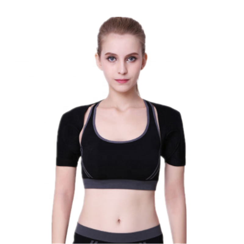 Private label elastic heated tourmaline shoulder brace support protector