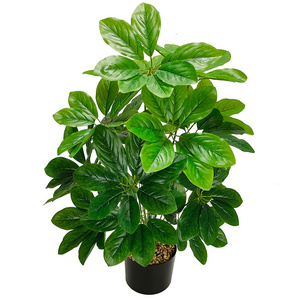 Artificial Plants Small Tree Home Garden Decoration Bonsai 18 Leaves Artificial Money Tree with Fruit