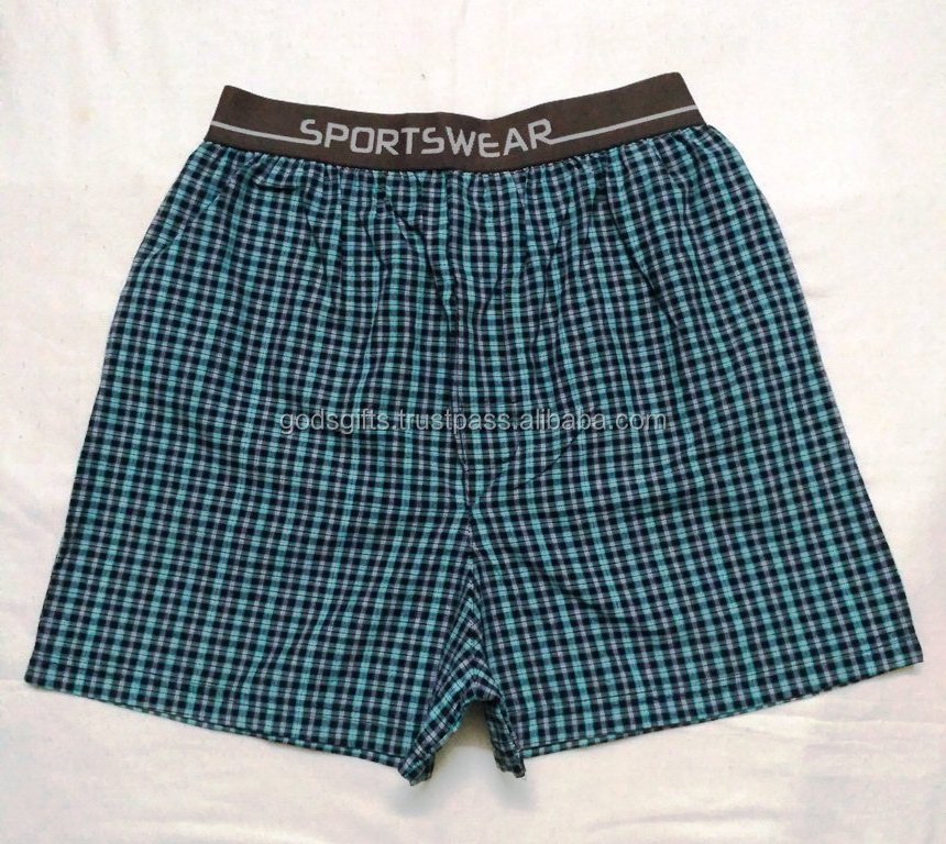 MENS woven Boxer short Plaid OEM MEN's Shorts Wholesale oem men boxer shorts oem Wholesale tirupur wholesale online india bamboo