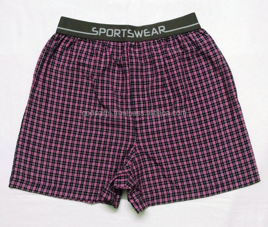 MENS woven Boxer short Plaid OEM MEN's Shorts Wholesale oem men boxer shorts oem Wholesale tirupur wholesale online india bamboo