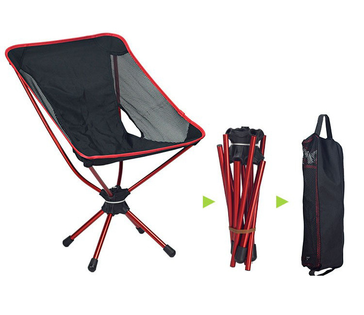 Camping Lightweight Swing Chair Outdoor Portable Compact Waterproof Fishing Beach Chair Ultralight Camping Folding Chair