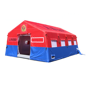 GodsWord Factory Inflatable Medical Refugee Tent Outdoor Large Unhcr Fire Relief Disaster Air Tent For Earthquake