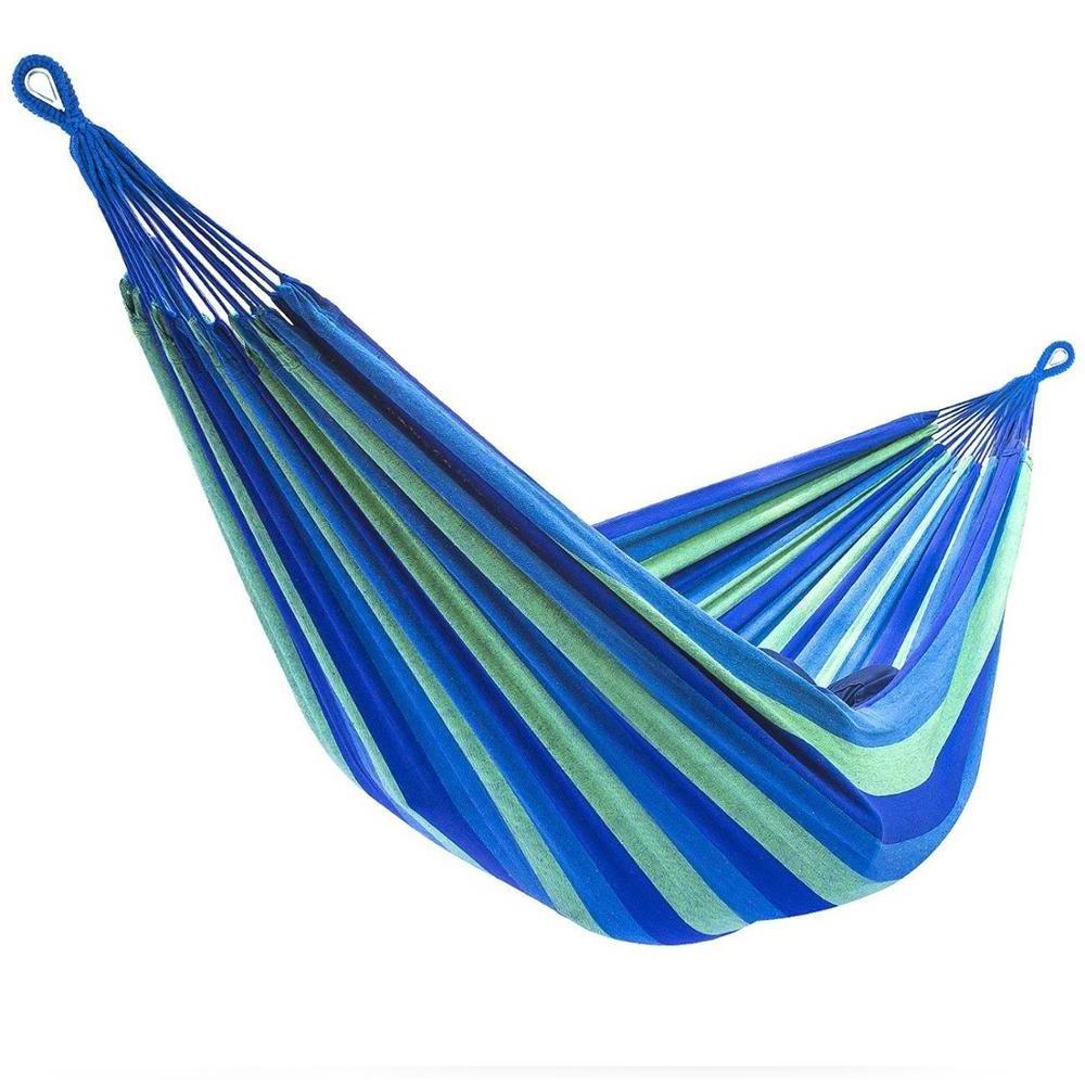 Outdoor Camping Beach Swing Bed Two Person Hammock Lightweight Portable Camping Hammock Bed Brazilian Double Hammock