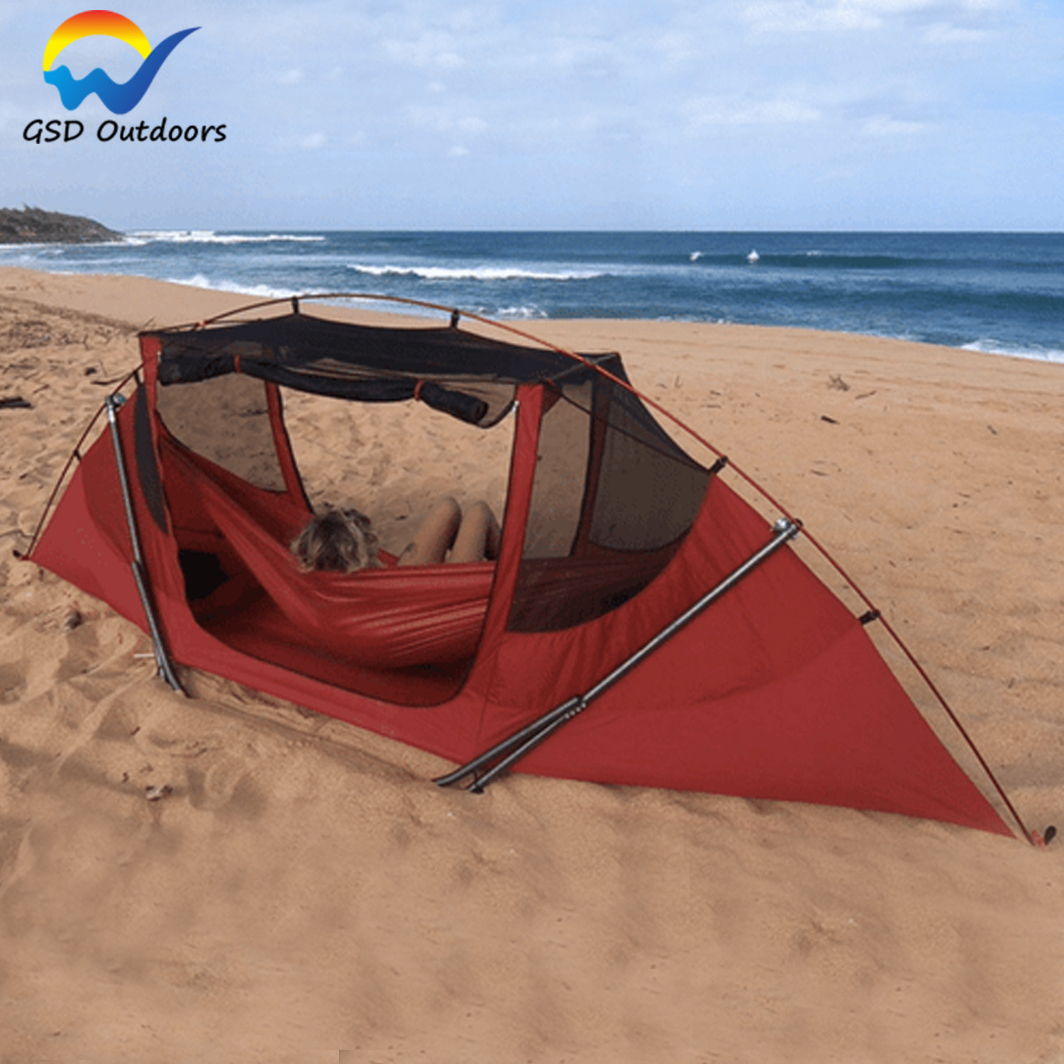 Hammock Tents Camping Outdoor 1-2 Person Camping Tent For Hammock Waterproof Flying Tent Hammock with Stand