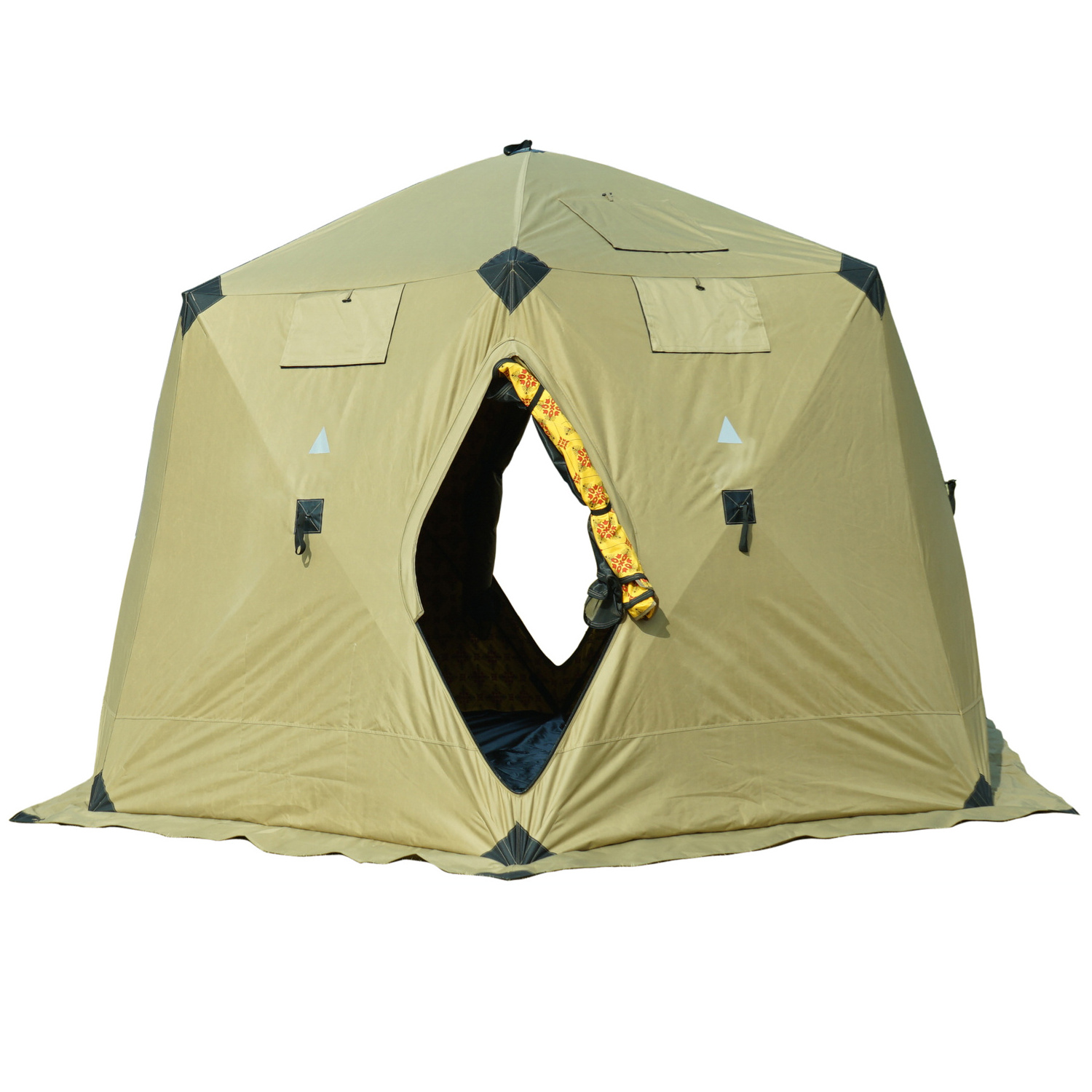 GodsWord Outdoor Automatic Desert Camping Tent 5-6 Person New Style Double Layer Large Family Saudi Arabia Pop Up Tent For Sale