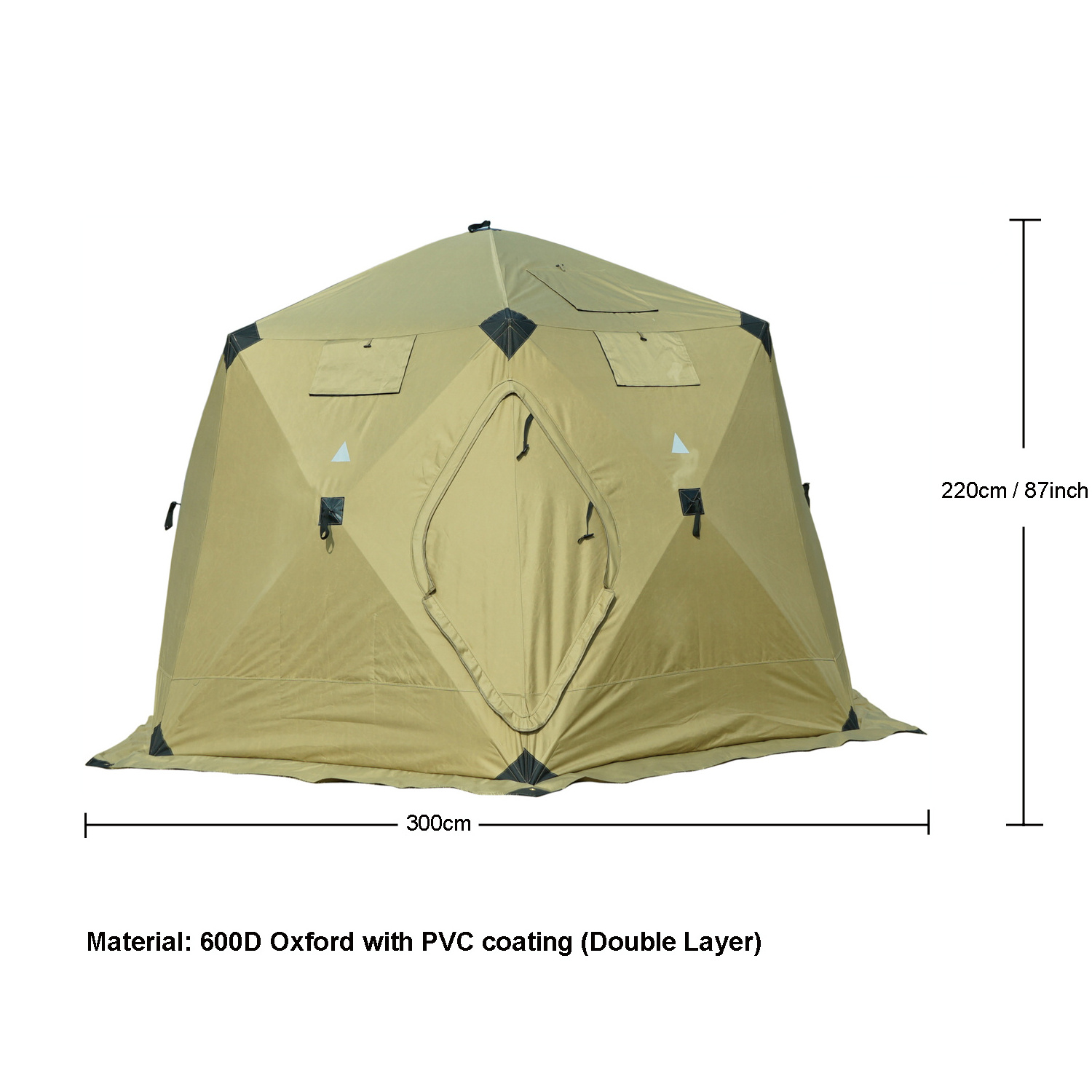 GodsWord Outdoor Automatic Desert Camping Tent 5-6 Person New Style Double Layer Large Family Saudi Arabia Pop Up Tent For Sale