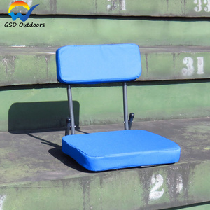 Foldable Portable Waterproof Stadium Seat Bleacher Chair Cushion Padded Sports Benches with Custom Logo Printed