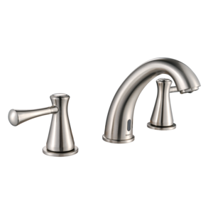 CUPC UPC Widespread Basin Brass Water Mixer 3 Holes Two Handle Touchless Basin Faucet For Bathroom