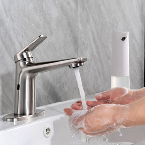 American Standard Touchless Bathroom Sense Basin Faucet Dual Motion Sensor Automatic Washroom Hands Free Faucet