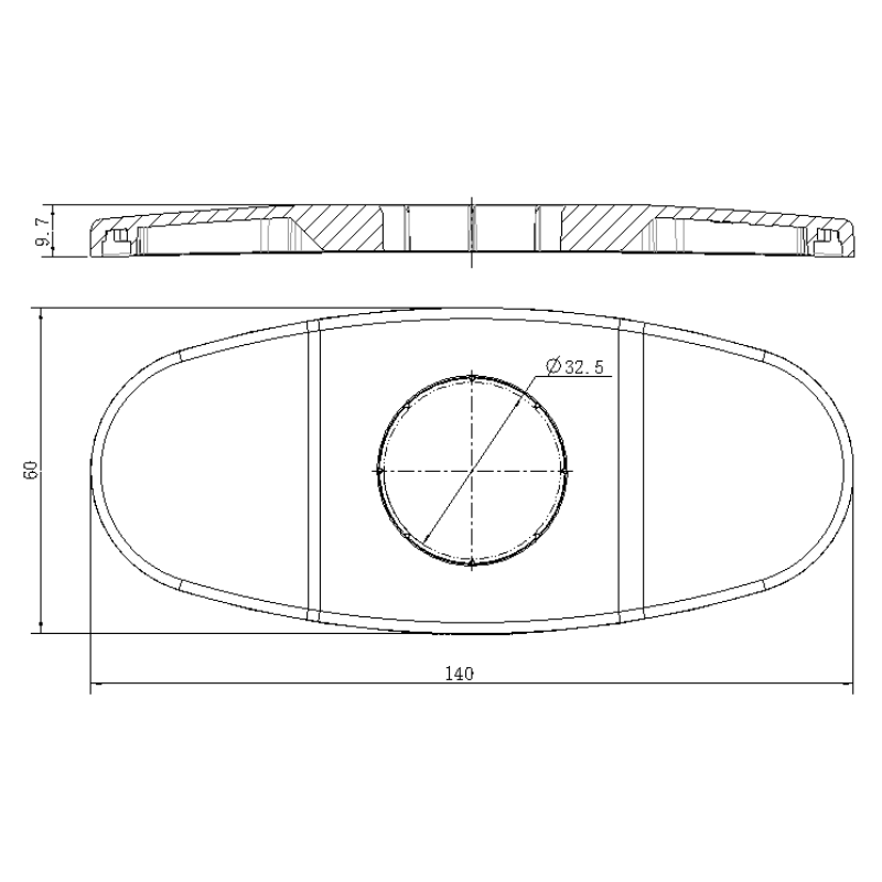 Faucet Cover Plate Faucet Hole Cover Deck Plate Escutcheon For Bathroom Single Hole Mixer Tap Sink Cover