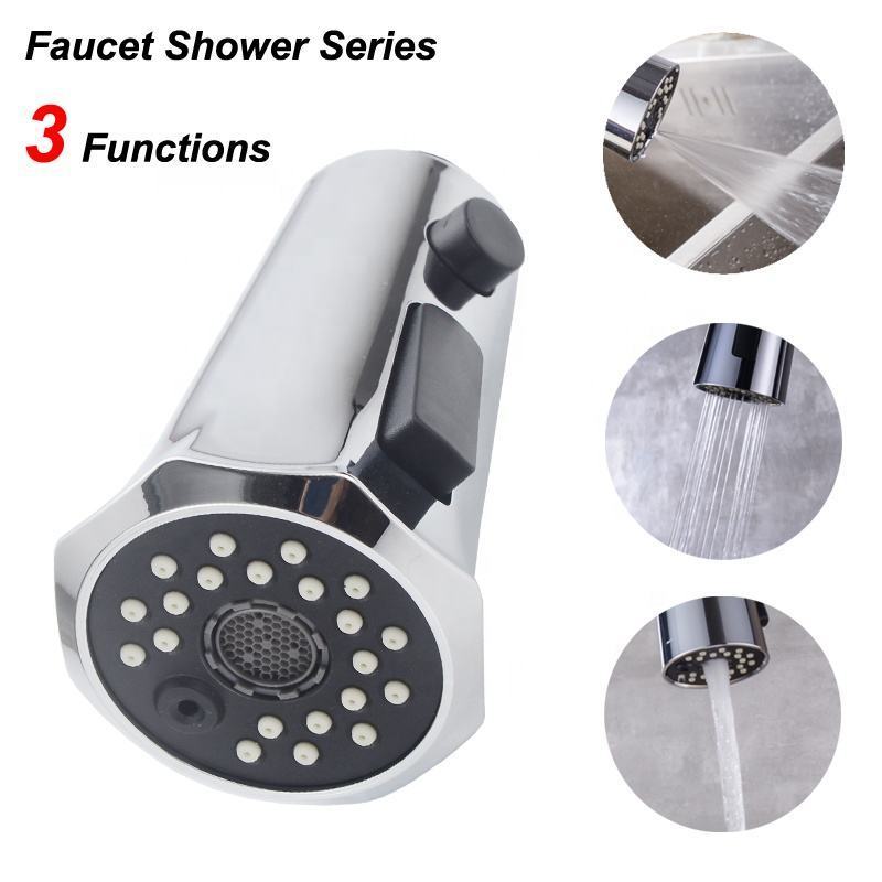 Sink Faucet Head Pull Down Kitchen Faucet Head Replacement Faucet Aerator Adapter