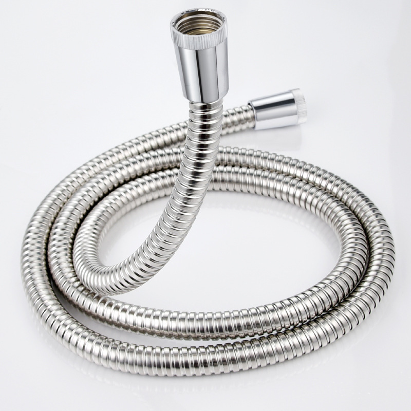 Sanitary Flexible Shower Hose 1.5m 16mm Thick Fitting Flexible Hose Pipe Stainless Steel Flexible Shower Hose