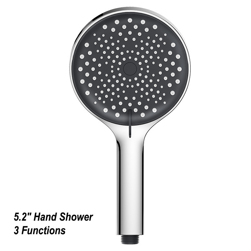 3 Functions Handheld Shower Head Set High Pressure High Flow Held Hand Shower Set With Hose and Bracket For Bathroom