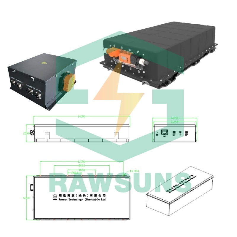 High quality EV lithium battery pack for electric car 144V 277Ah BMS with software car conversion kit Lifepo4 battery pack