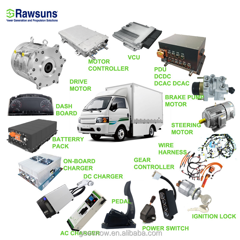 Electric car kit conversion for car RSTM261-J apply for 2.5t truck ac motor +motor control electric car retrofit